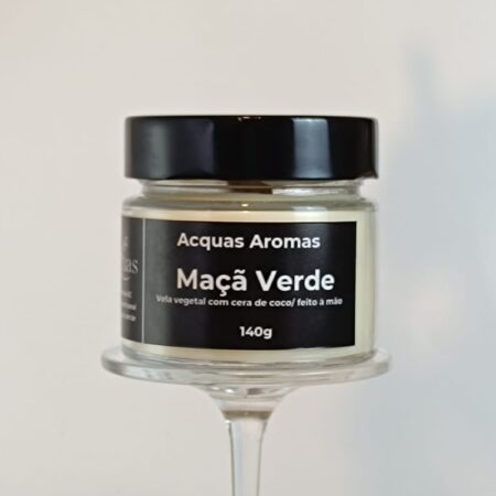 VELA PERFUMADA DE MAÇÃ VERDE