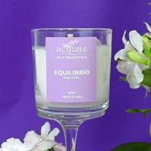 Vela Terapêutica de Ametista Equilíbrio 180g