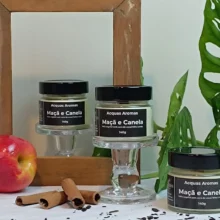 Vela Perfumada Maçã e Canela 140g